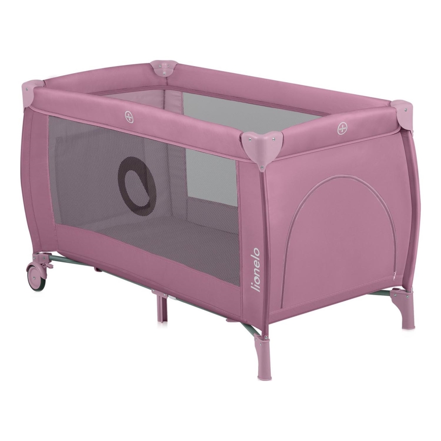 Lionelo - Reisbedje STEFI PLUS Roze Magnolia