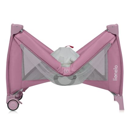 Lionelo - Reisbedje STEFI PLUS Roze Magnolia