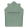 Lionelo - Serviette de bain à capuche pour enfant MUSLIN HOODED TOWEL Green Forest