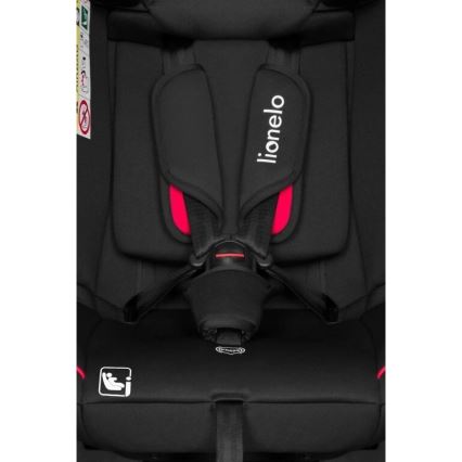 Lionelo - Siège auto AART i-Taille 40-150 cm noir/rouge