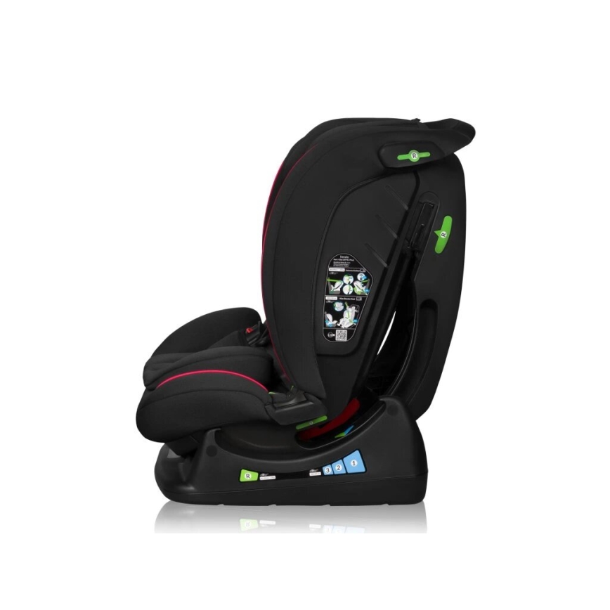 Lionelo - Siège auto AART i-Taille 40-150 cm noir/rouge