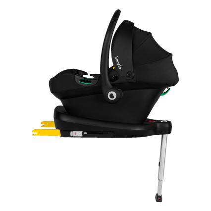 Lionelo - Siège auto avec base ASTRID SET i-Size 40-87 cm Noir/Gris
