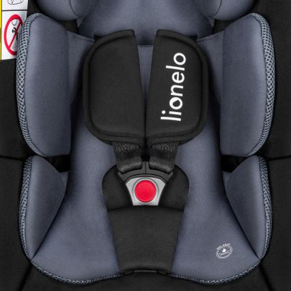 Lionelo - Siège auto avec base ASTRID SET i-Size 40-87 cm Noir/Gris