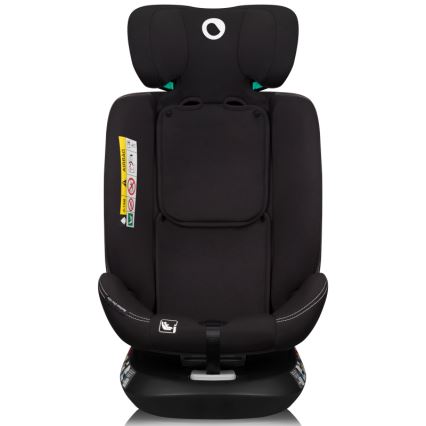 Lionelo - Siège-auto pivotant avec base BASTIAAN ONE i-Size de 40 à 150 cm Noir carbone