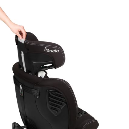 Lionelo - Siège-auto pivotant avec base BASTIAAN ONE i-Size de 40 à 150 cm Noir carbone