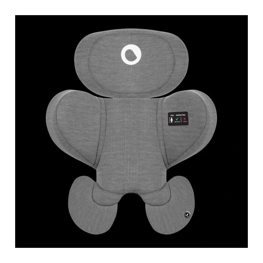 Lionelo - Siège auto avec base pivotante HARMONY i-Size 40-150 cm noir/gris