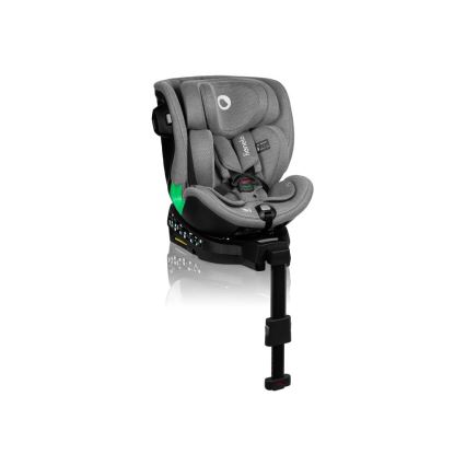 Lionelo - Siège auto avec base pivotante HARMONY i-Taille 40-150 cm noir/gris