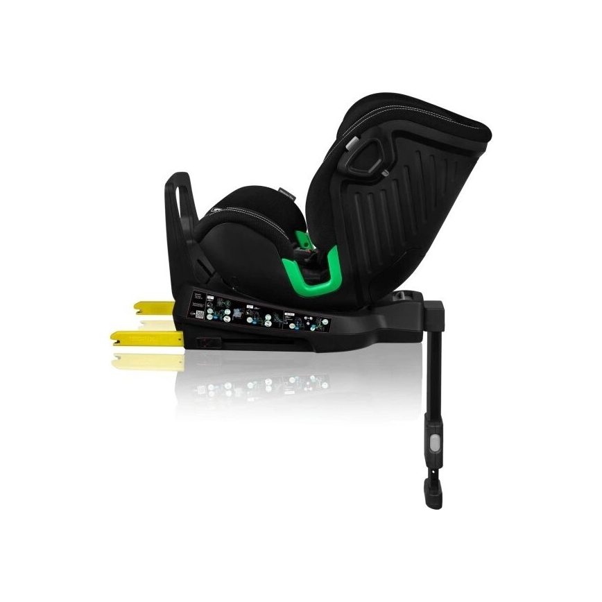 Lionelo - Siège auto avec base pivotante HARMONY i-Taille 40-150 cm noir