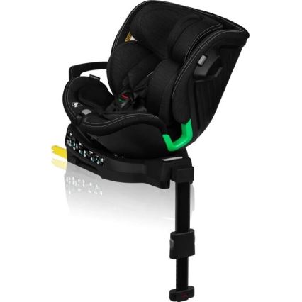Lionelo - Siège auto avec base pivotante HARMONY i-Taille 40-150 cm noir