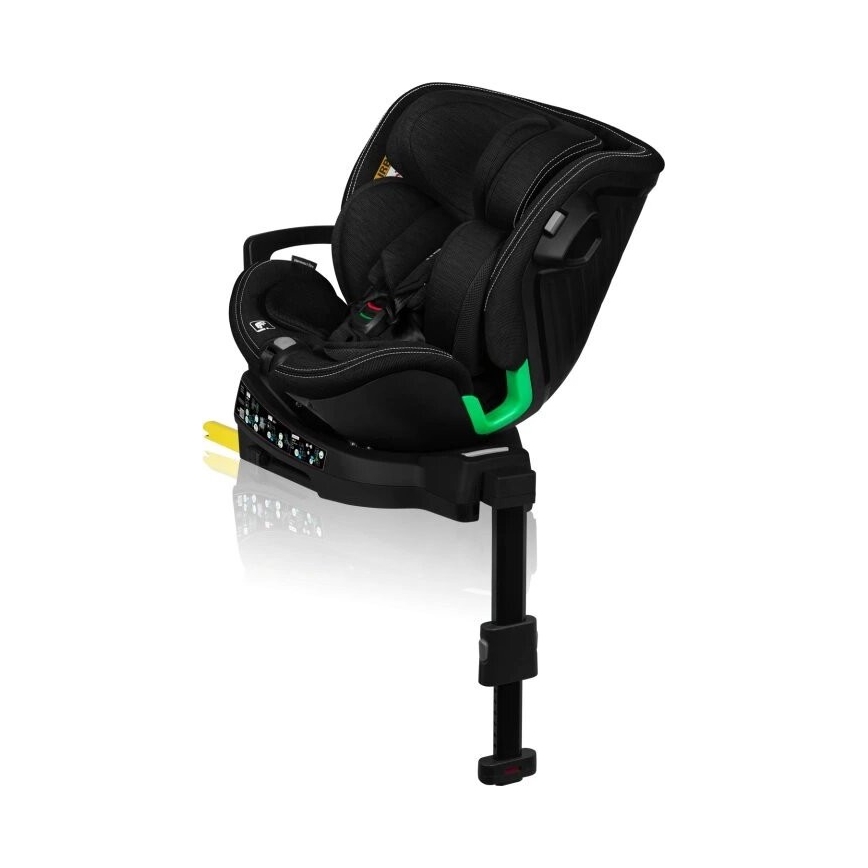 Lionelo - Siège auto avec base pivotante HARMONY i-Taille 40-150 cm noir
