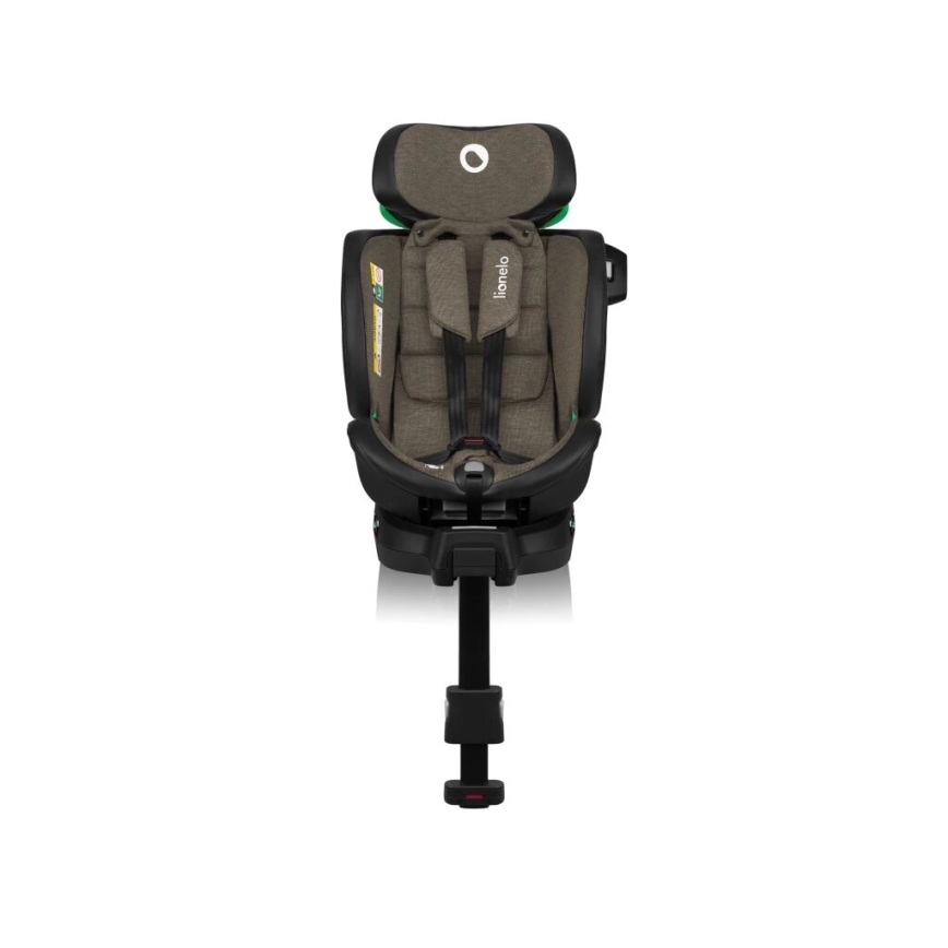 Lionelo - Siège auto avec base pivotante HARMONY i- Taille 40-150 cm noir/olive