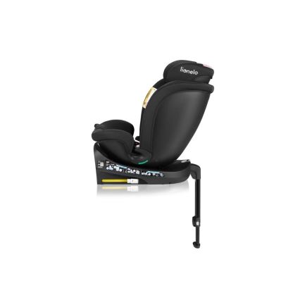 Lionelo - Siège auto avec base pivotante NAVY i-Taille 40-150 cm noir/rose