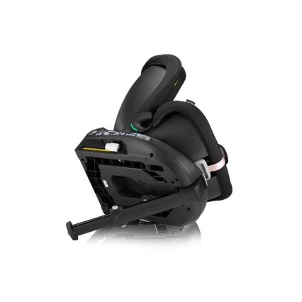 Lionelo - Siège auto avec base pivotante NAVY i-Taille 40-150 cm noir/rose