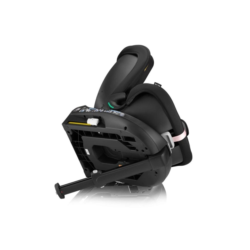 Lionelo - Siège auto avec base pivotante NAVY i-Taille 40-150 cm noir/rose