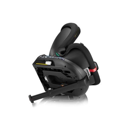 Lionelo - Siège auto avec base pivotante NAVY i- Taille 40-150 cm noir/rouge