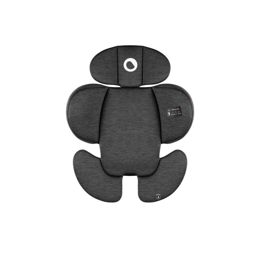 Lionelo - Siège auto avec base pivotante NAVY i- Taille 40-150 cm noir/rouge