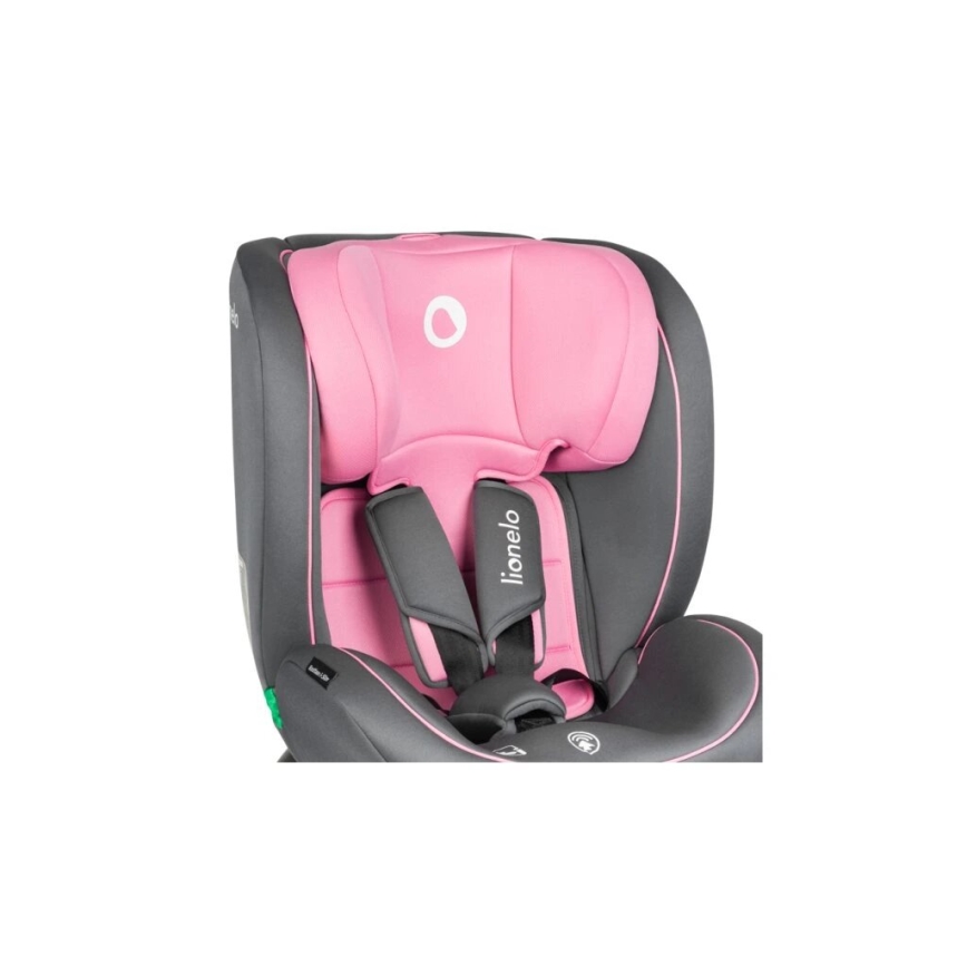 Lionelo - Siège auto BASTIAAN i-Size 40-150 cm gris/rose