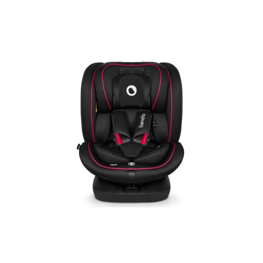 Lionelo - Siège auto BASTIAAN i-Taille 40-150 cm noir/rouge