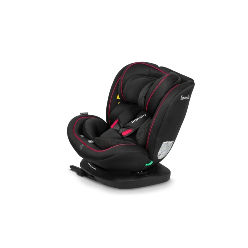 Lionelo - Siège auto BASTIAAN i-Taille 40-150 cm noir/rouge