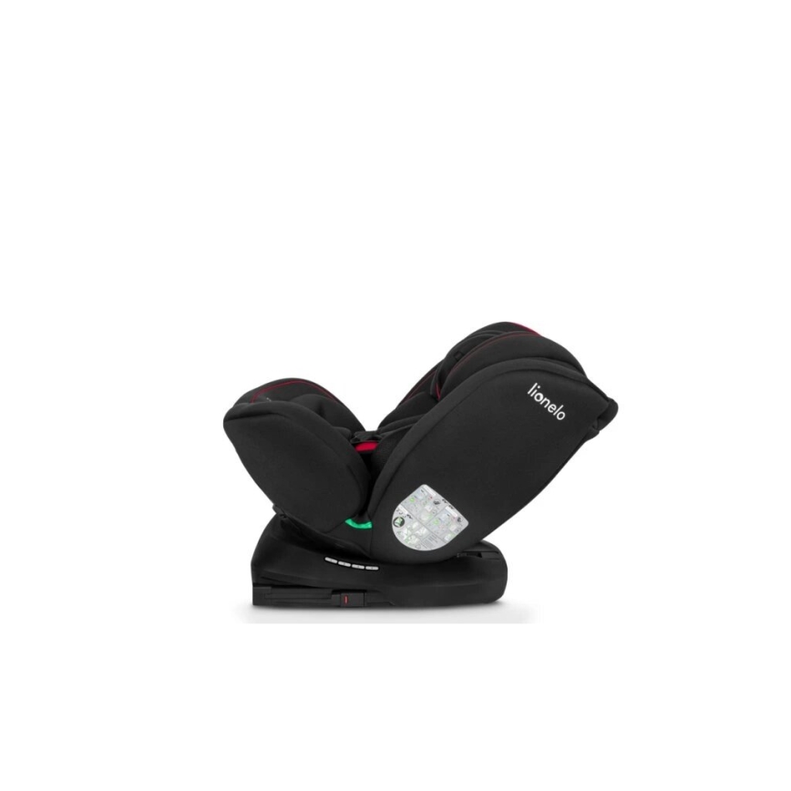 Lionelo - Siège auto BASTIAAN i-Taille 40-150 cm noir/rouge