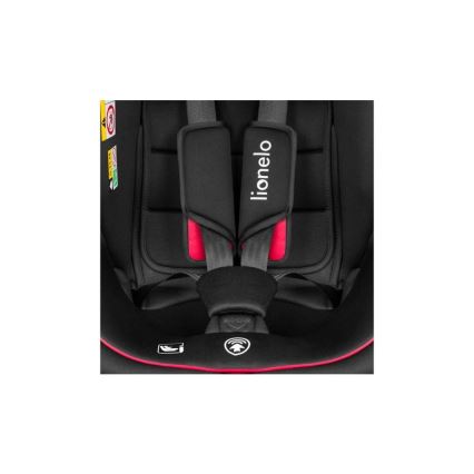 Lionelo - Siège auto BASTIAAN i-Taille 40-150 cm noir/rouge