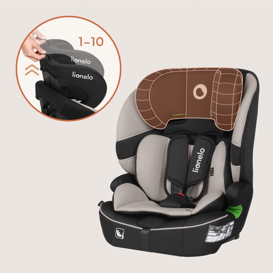 Lionelo - Siège auto BILLY i-Size 76-150 cm Beige Latte