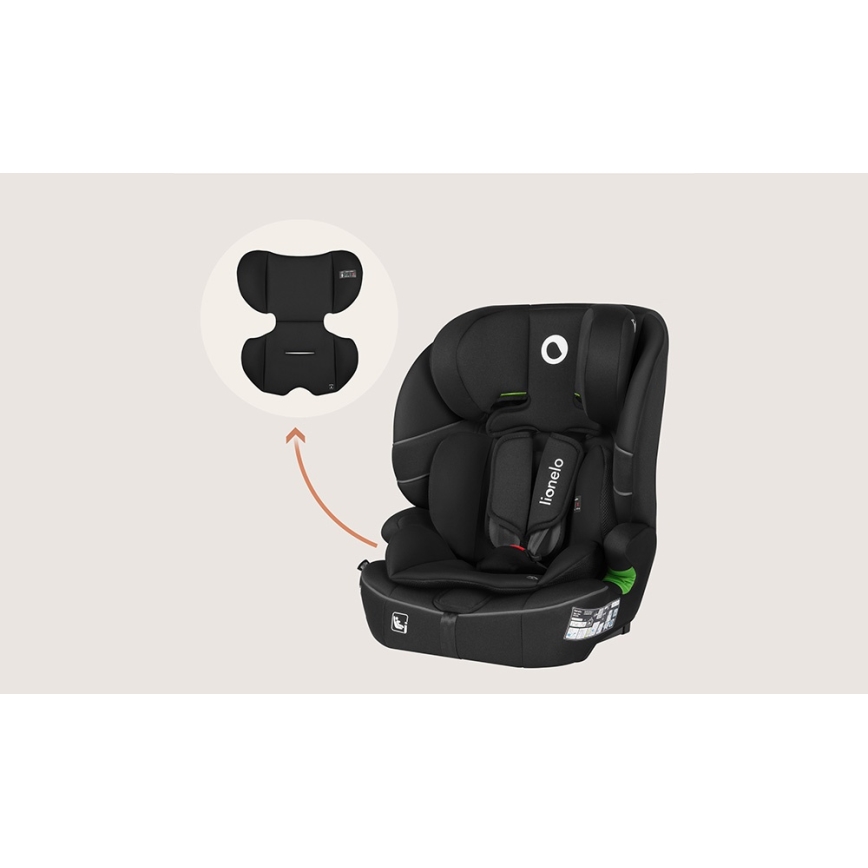 Lionelo - Siège auto BILLY i-Size 76-150 cm Noir Carbone