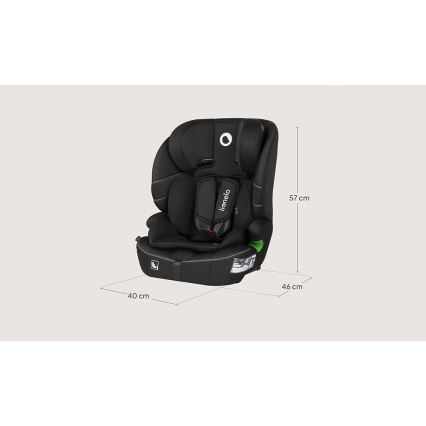 Lionelo - Siège auto BILLY i-Size 76-150 cm Noir Carbone