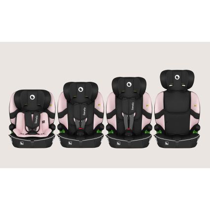 Lionelo - Siège-auto BILLY i-Size 76-150 cm Rose Baby