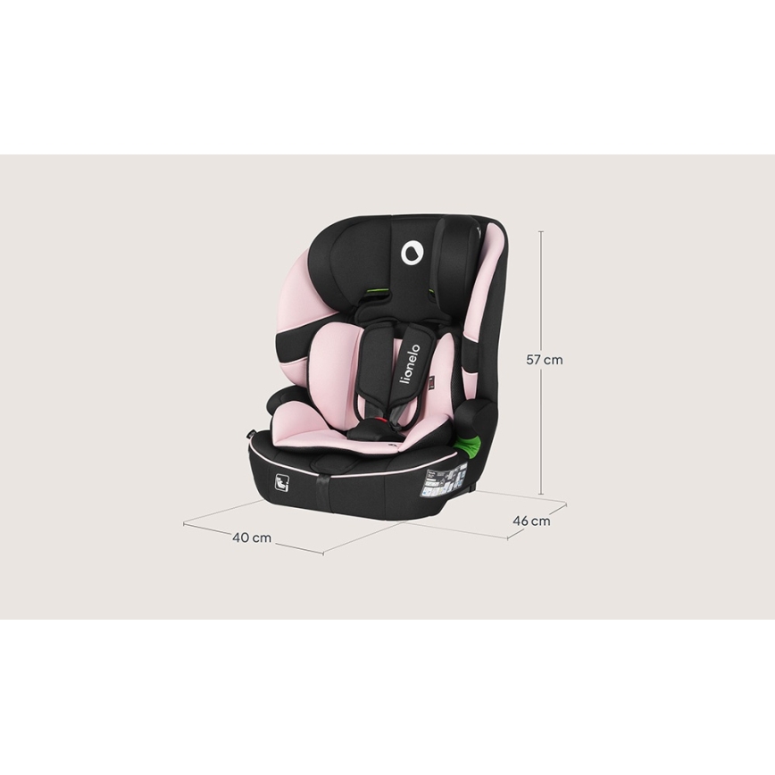 Lionelo - Siège-auto BILLY i-Size 76-150 cm Rose Baby
