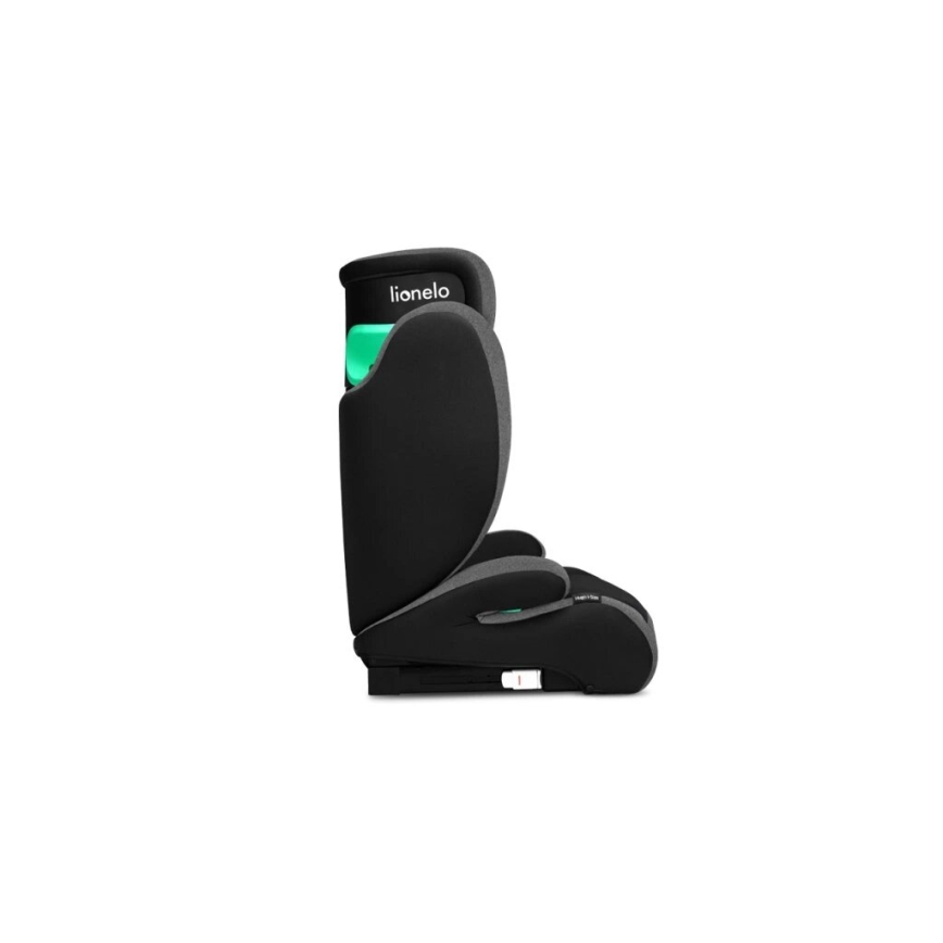 Lionelo - Siège auto HUGO i-Taille 100-150 cm noir/gris