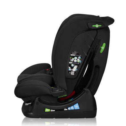 Lionelo - Siège auto IZZY i-Size 40-150 cm Noir carbone