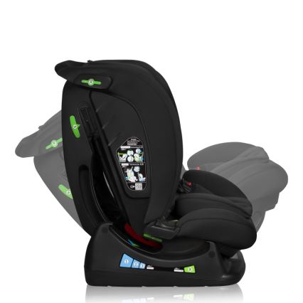 Lionelo - Siège auto IZZY i-Size 40-150 cm Noir carbone