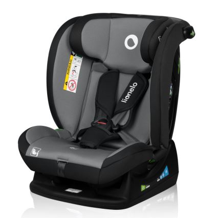 Lionelo - Siège-auto IZZY i-Size 40-150 cm Noir/Gris