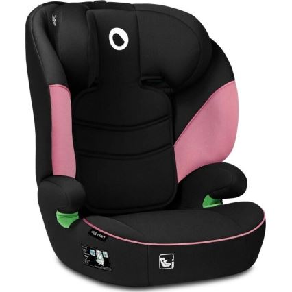 Lionelo - Siège auto LARS i-Taille 100-150 cm noir/rose
