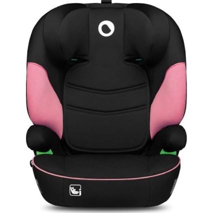 Lionelo - Siège auto LARS i-Taille 100-150 cm noir/rose