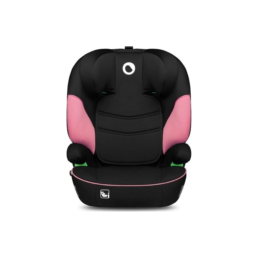 Lionelo - Siège auto LARS i-Taille 100-150 cm noir/rose