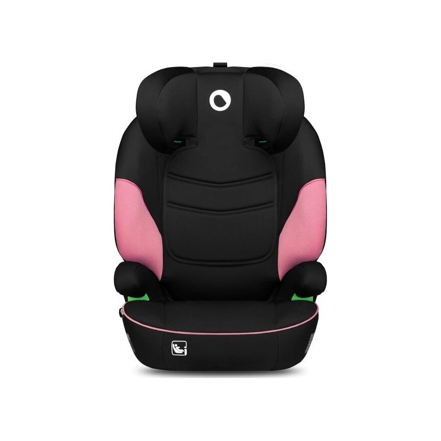 Lionelo - Siège auto LARS i-Taille 100-150 cm noir/rose
