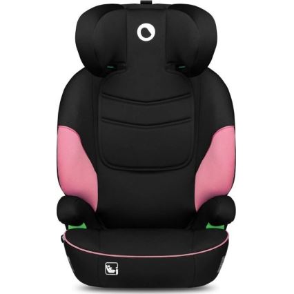 Lionelo - Siège auto LARS i-Taille 100-150 cm noir/rose