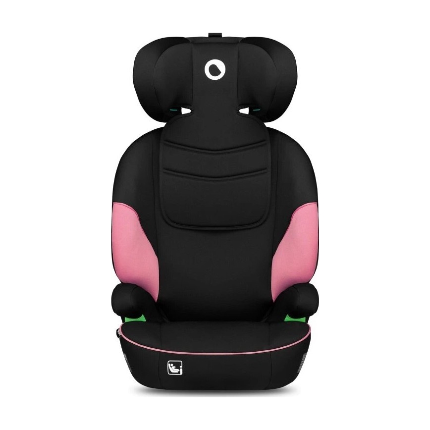 Lionelo - Siège auto LARS i-Taille 100-150 cm noir/rose