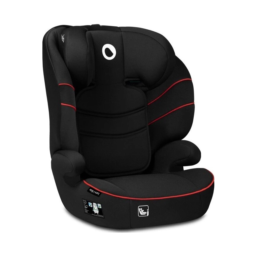 Lionelo - Siège auto LARS i-Taille 100-150 cm noir/rouge