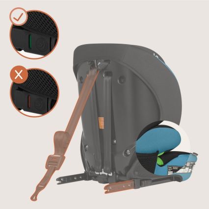 Lionelo - Siège auto LEVI FIX i-Size 76-150 cm Bleu cobalt