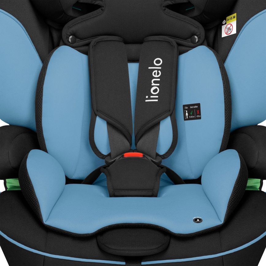 Lionelo - Siège auto LEVI i-Size 76-150 cm Bleu cobalt