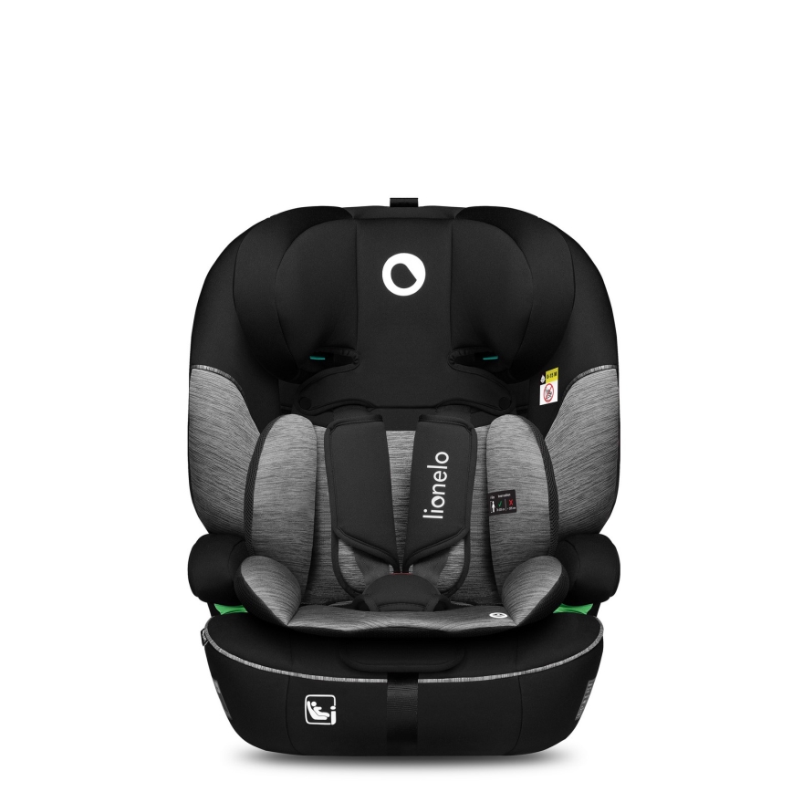 Lionelo - Siège auto LEVI i-Size 76-150 cm Noir Gris