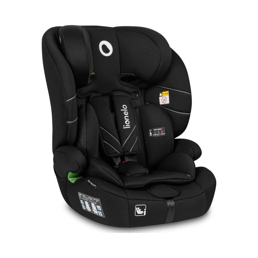 Lionelo - Siège auto LEVI ONE i-Taille 76-150 cm noir