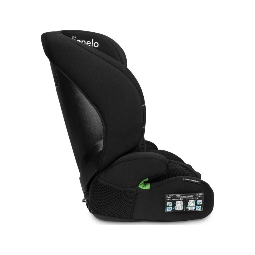 Lionelo - Siège auto LEVI ONE i-Taille 76-150 cm noir