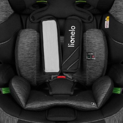 Lionelo - Siège auto LEVI ONE i-Taille 76-150 cm noir