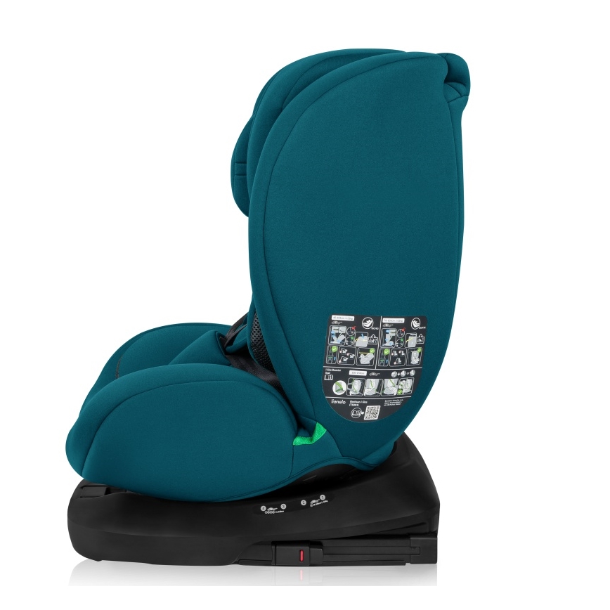 Lionelo - Siège-auto pivotant avec base BASTIAAN i-Size 40-150 cm bleu indigo