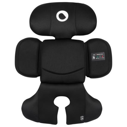 Lionelo - Siège-auto pivotant avec base BASTIAAN i-Size 40-150 cm Noir Carbone