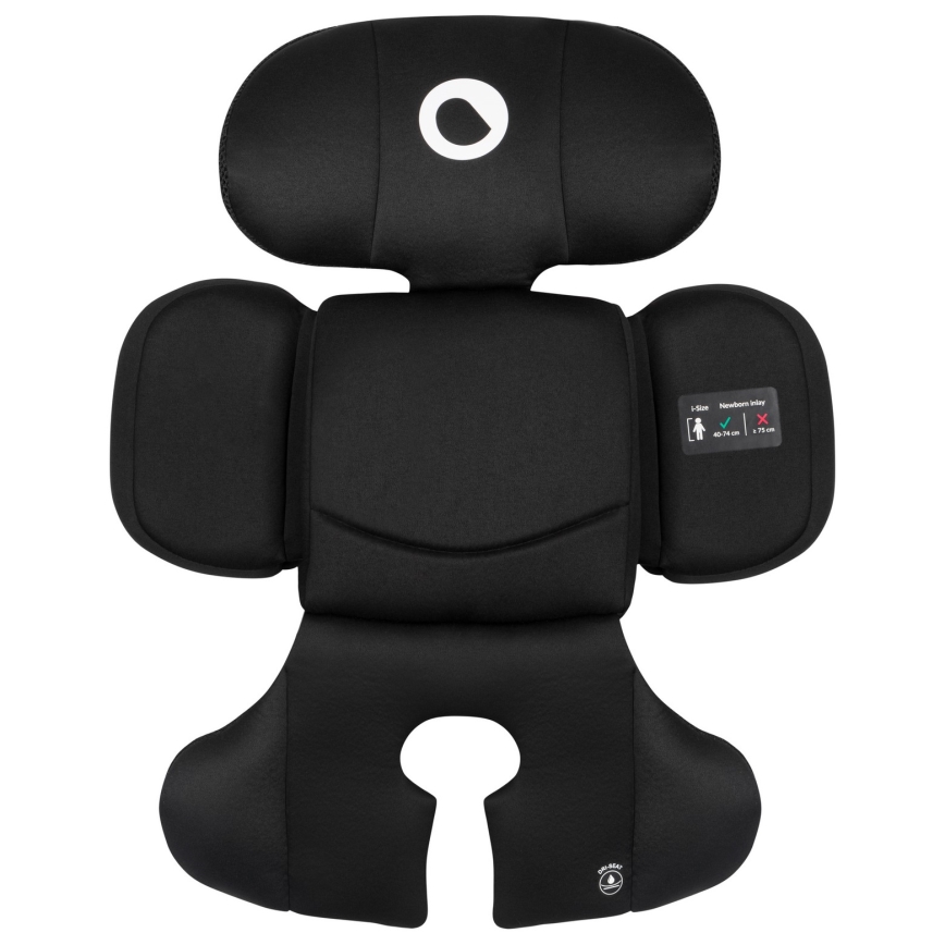 Lionelo - Siège-auto pivotant avec base BASTIAAN i-Size 40-150 cm Noir Carbone